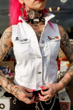 White Denim Vest -Halloween Cosplay 0003 Dead Rockers B scaled