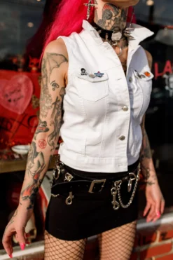 White Denim Vest -Halloween Cosplay 0004 Dead Rockers B scaled