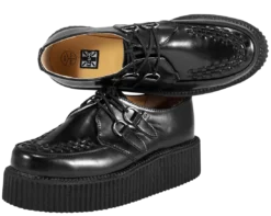 Black Leather Mondo Creeper -Halloween Cosplay 0006563 black leather creeper a6802
