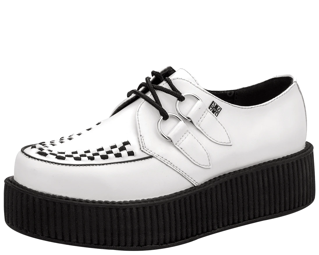 White Leather Creeper 2 White Leather Creeper - Image 2