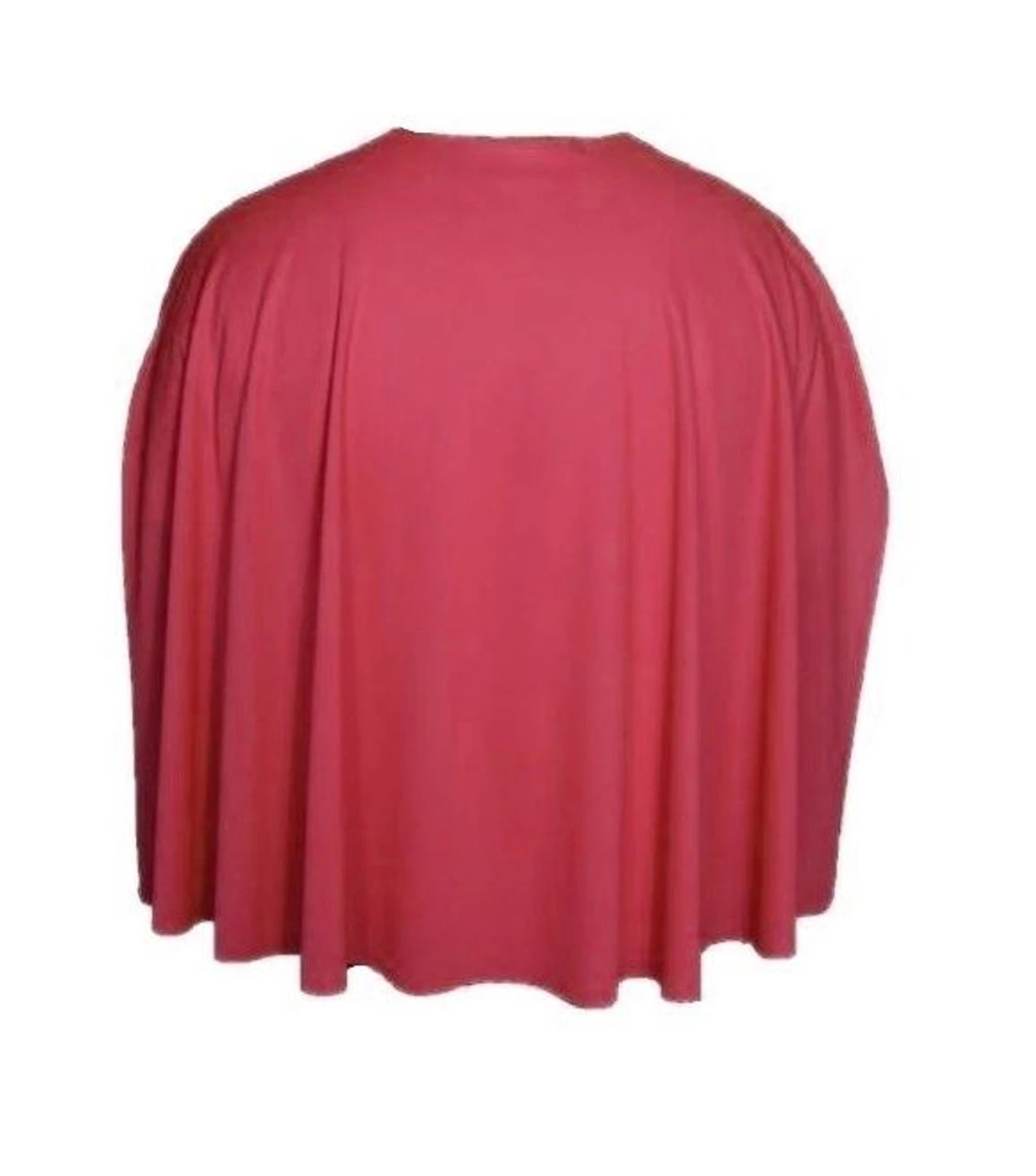 Adults Red Custom Made Super Hero Cape Fancy Dress Accessory 2 Adults Red Custom Made Super Hero Cape Fancy Dress Accessory - Image 2