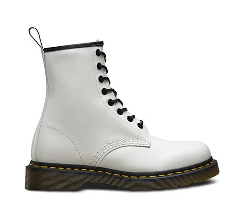 Dr. Martens 1460 White Smooth Dr. Marten 8 Eye Boots 2 Dr. Martens 1460 White Smooth Dr. Marten 8 Eye Boots - Image 2