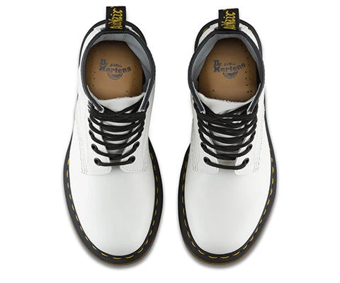 Dr. Martens 1460 White Smooth Dr. Marten 8 Eye Boots 4 Dr. Martens 1460 White Smooth Dr. Marten 8 Eye Boots - Image 4