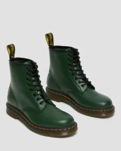 Dr. Martens 1460 Green Smooth Dr. Marten 8 Eye Boots