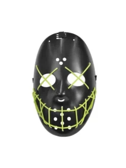 Anarchy Glow In The Dark Hockey Halloween Purge Horror Stitches Mask