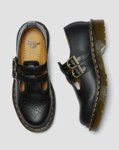 Dr. Martens 8065 Mary Jane Smooth Black Leather