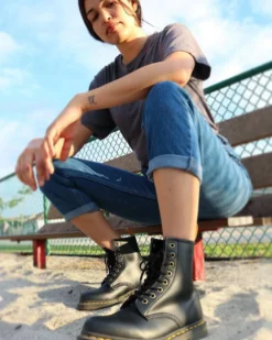 Dr. Martens 1460 Black Vegan Felix Dr. Marten 8 Eye Boots -Halloween Cosplay 14045001.90