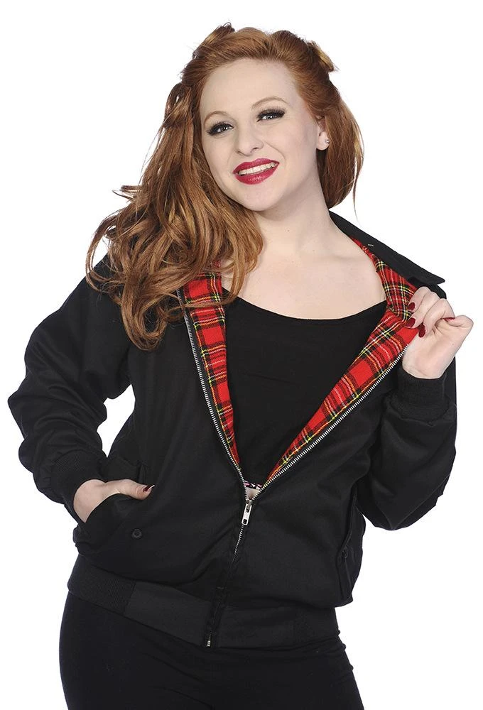 Black Harrington Jacket UNISEX 6 Black Harrington Jacket UNISEX - Image 6