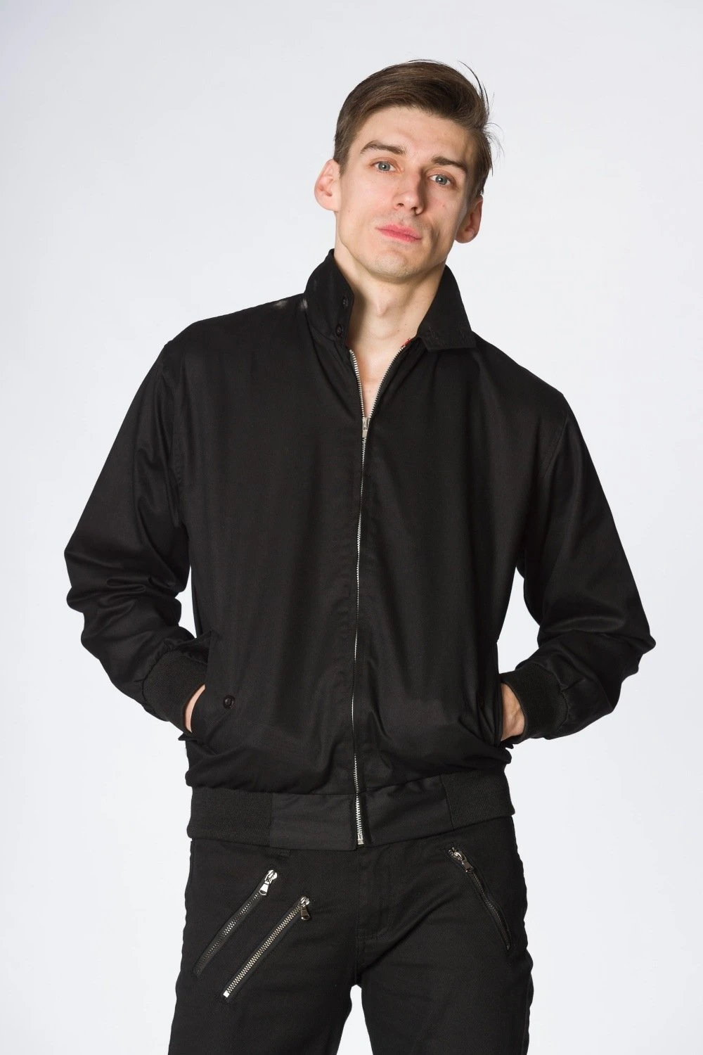 Black Harrington Jacket UNISEX 1 Black Harrington Jacket UNISEX