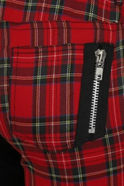 Split Leg Plaid / Black Pants -Halloween Cosplay 1611942364TBN416 4