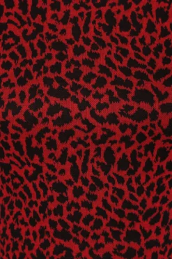 Cherry Red Leopard Print Sweater Top 15 Cherry Red Leopard Print Sweater Top -Halloween Cosplay 1619604549JP57059 2