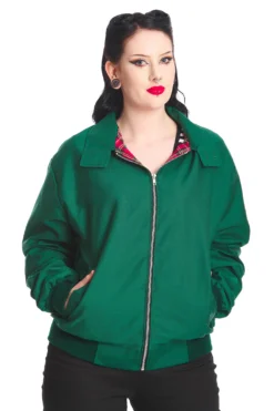 Green Harrington Jacket UNISEX -Halloween Cosplay 1641210013JBN615.GRN 62d7918a aa04 4540 a2c5 4e2672d9deb6