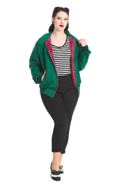 Green Harrington Jacket UNISEX -Halloween Cosplay 1641210013JBN615GRN