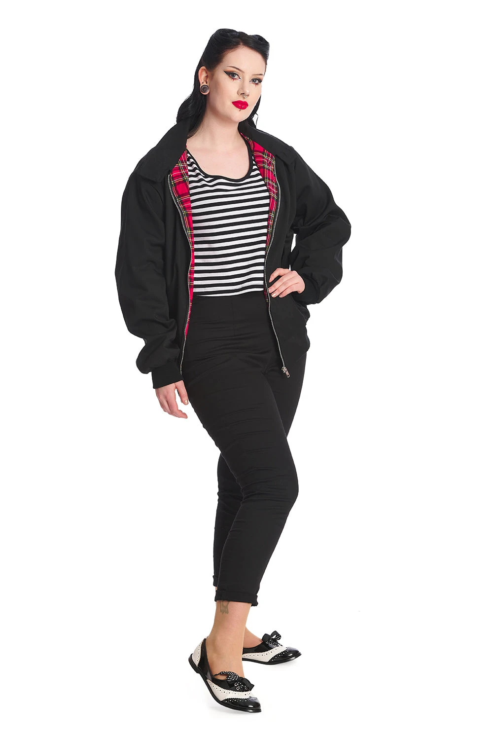 Black Harrington Jacket UNISEX 12 Black Harrington Jacket UNISEX - Image 12