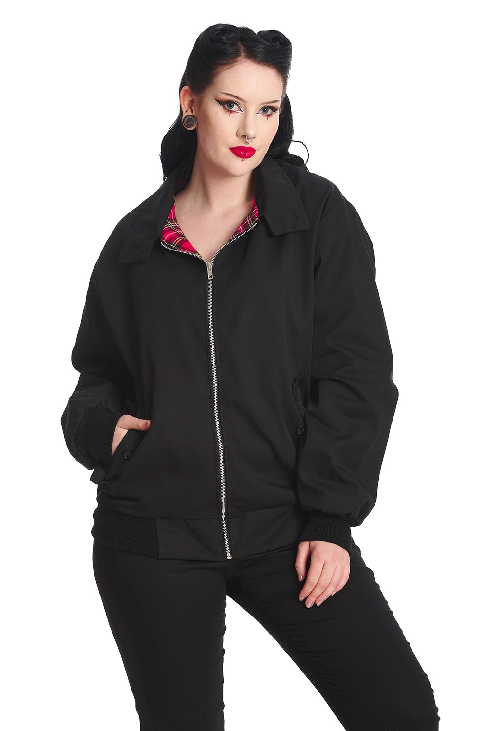 Black Harrington Jacket UNISEX 11 Black Harrington Jacket UNISEX - Image 11
