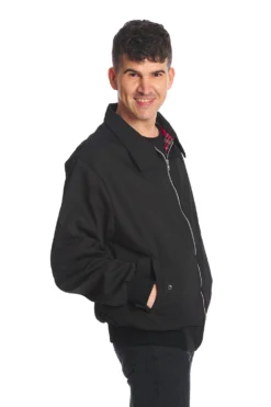 Black Harrington Jacket UNISEX 22 Black Harrington Jacket UNISEX -Halloween Cosplay 1641210132JBN615BRLK4146