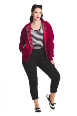 Burgundy Harrington Jacket UNISEX -Halloween Cosplay 1641210248JBN615BRG4336