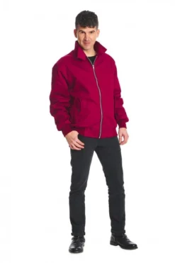 Burgundy Harrington Jacket UNISEX -Halloween Cosplay 1641210248JBN615BRGSMALL4134