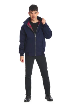 Dark Blue Harrington Jacket UNISEX