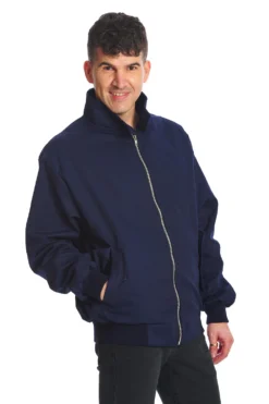Dark Blue Harrington Jacket UNISEX -Halloween Cosplay 1641210294JBN615NAVY4150