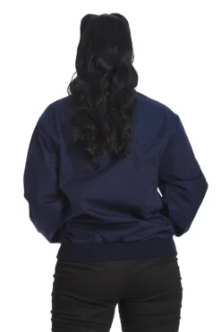 Dark Blue Harrington Jacket UNISEX -Halloween Cosplay 1641210294JBN615NVY4329