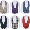 Adults Backless Tartan Waistcoat Burns Night Hogmanay Scottish Themed Fancy Dress