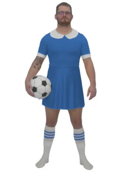 Mens Blue Football Dress Costume Funny Soccer Fancy Dress World Cup UK -Halloween Cosplay 1d4013b6 8812 41f6 88bf c32f4cad7d63 13840.1519988256