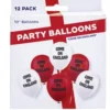 Come On England 10" Balloons 12 Per Pack World Cup Decoration