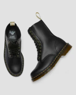 Dr. Martens 1490 Vegan Black Felix Rub Off Boots -Halloween Cosplay 23981001.87