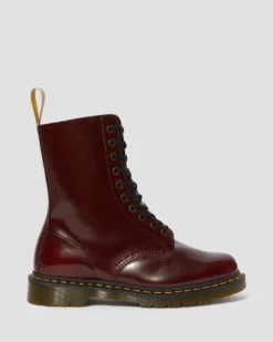 Dr. Martens 1490 Vegan Cherry Red Oxford Boots -Halloween Cosplay 23983600.84