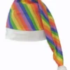 Rainbow Pride Wee Willy Winky Victorian Story Telling Night Cap Fancy Dress Hat