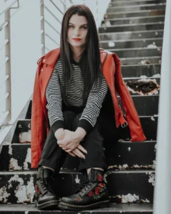 1460 8 Eye Dr. Martens Vonda Floral Leather Boots 13 1460 8 Eye Dr. Martens Vonda Floral Leather Boots -Halloween Cosplay 24722001.81