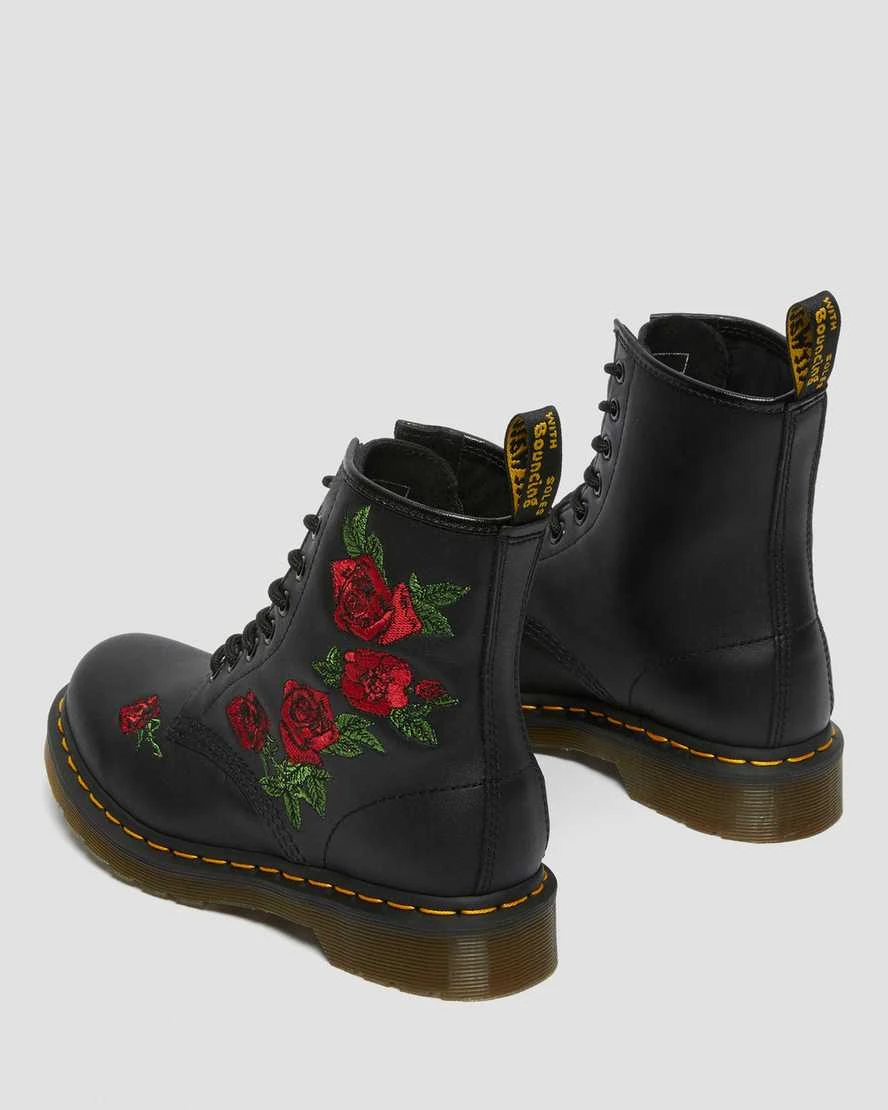 1460 8 Eye Dr. Martens Vonda Floral Leather Boots 3 1460 8 Eye Dr. Martens Vonda Floral Leather Boots - Image 3