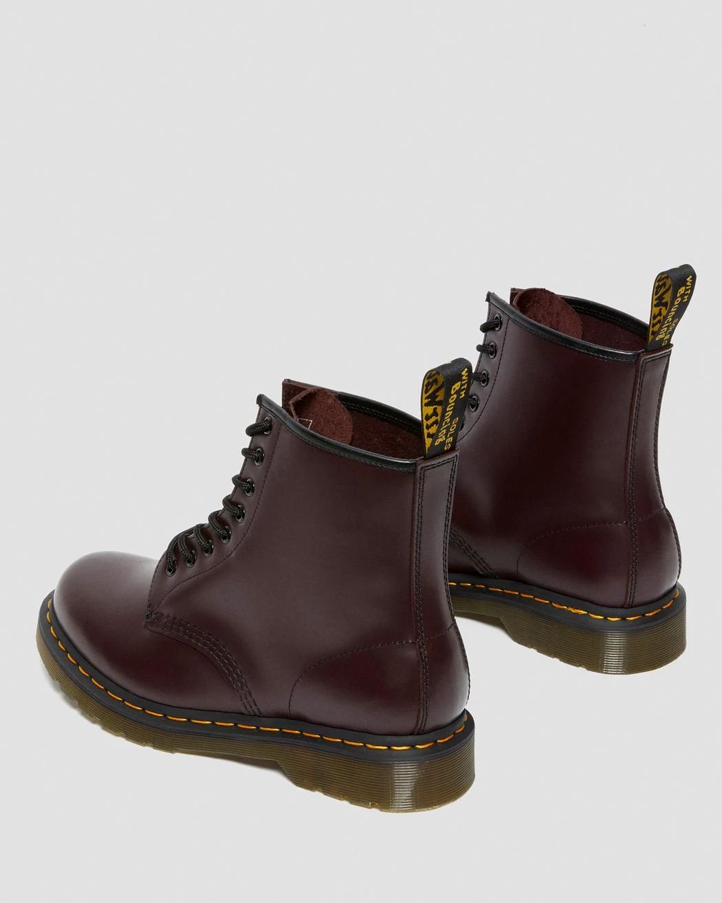 Dr. Martens 1460 Burgundy Smooth Dr. Marten 8 Eye Boots 6 Dr. Martens 1460 Burgundy Smooth Dr. Marten 8 Eye Boots - Image 6