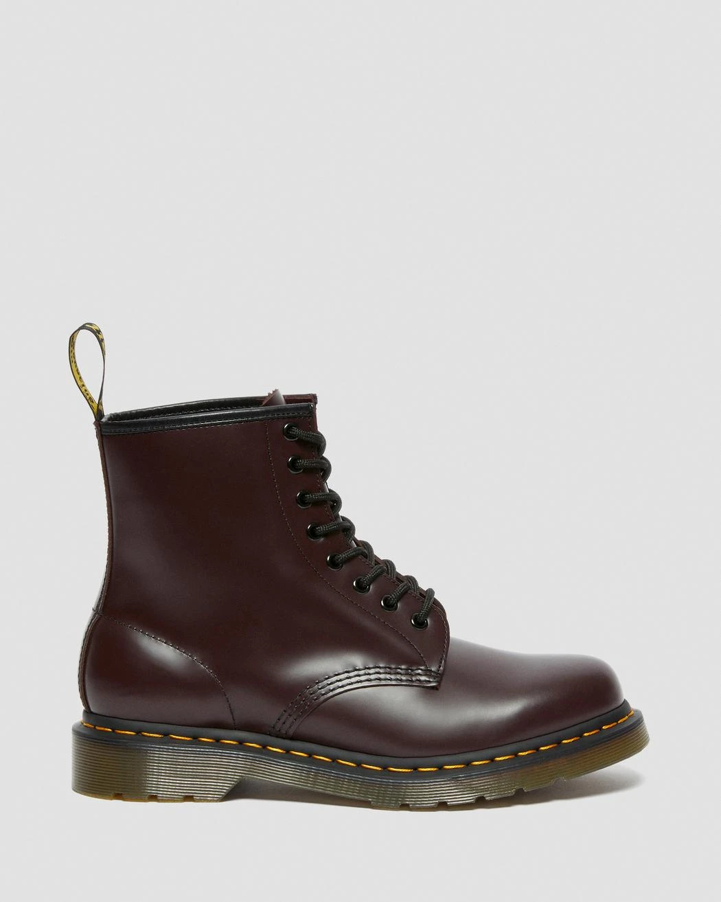 Dr. Martens 1460 Burgundy Smooth Dr. Marten 8 Eye Boots 7 Dr. Martens 1460 Burgundy Smooth Dr. Marten 8 Eye Boots - Image 7