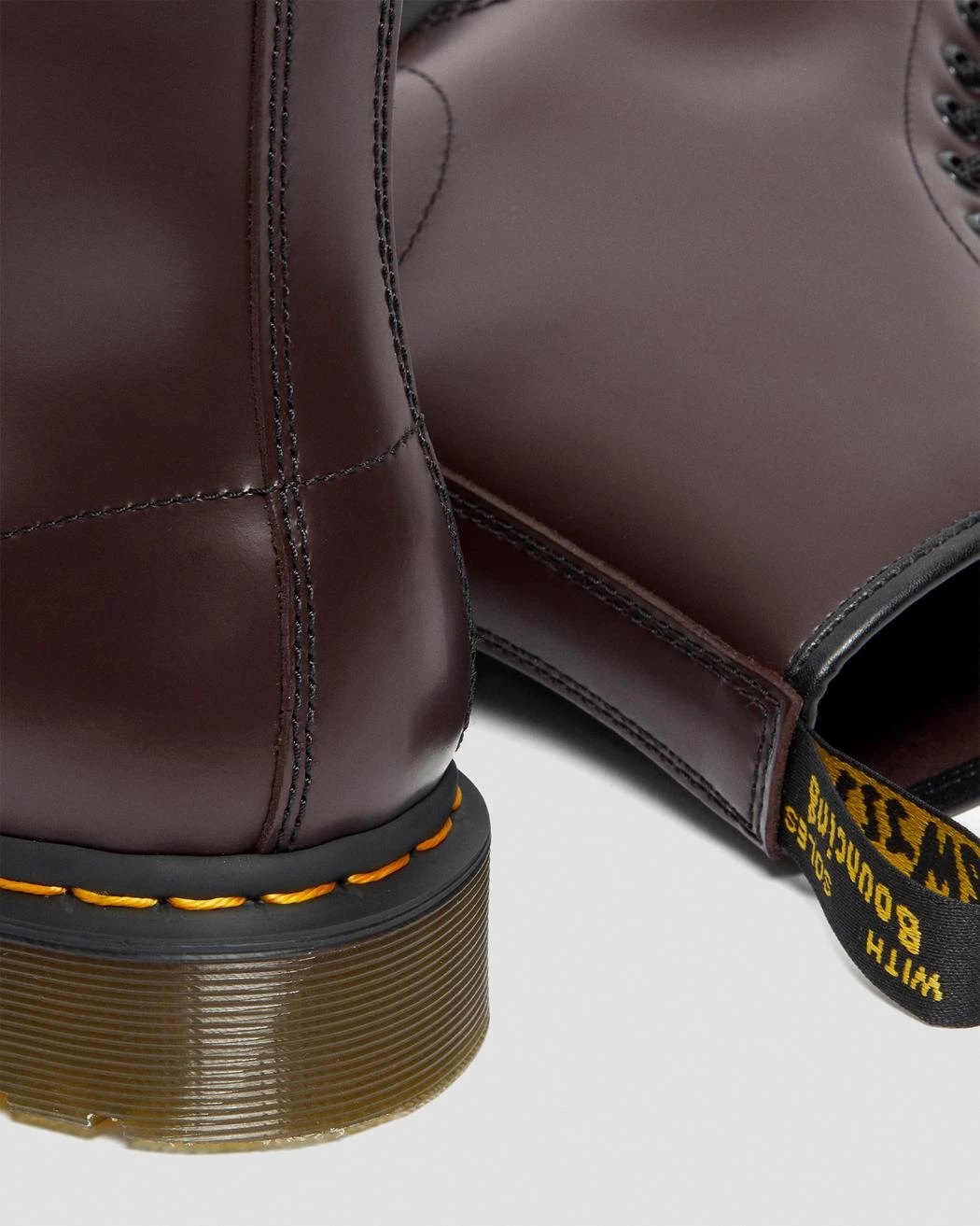 Dr. Martens 1460 Burgundy Smooth Dr. Marten 8 Eye Boots 8 Dr. Martens 1460 Burgundy Smooth Dr. Marten 8 Eye Boots - Image 8