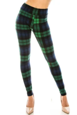 Modish Plaid High Waisted Leggings -Halloween Cosplay 2S8A9944 74454.1646821663 scaled