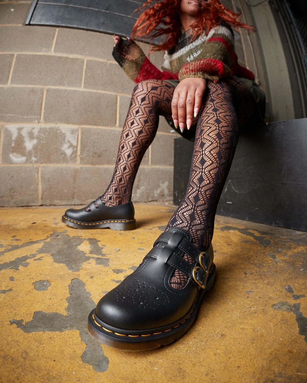 Dr. Martens 8065 Mary Jane Vegan Black Felix 4 Dr. Martens 8065 Mary Jane Vegan Black Felix - Image 4