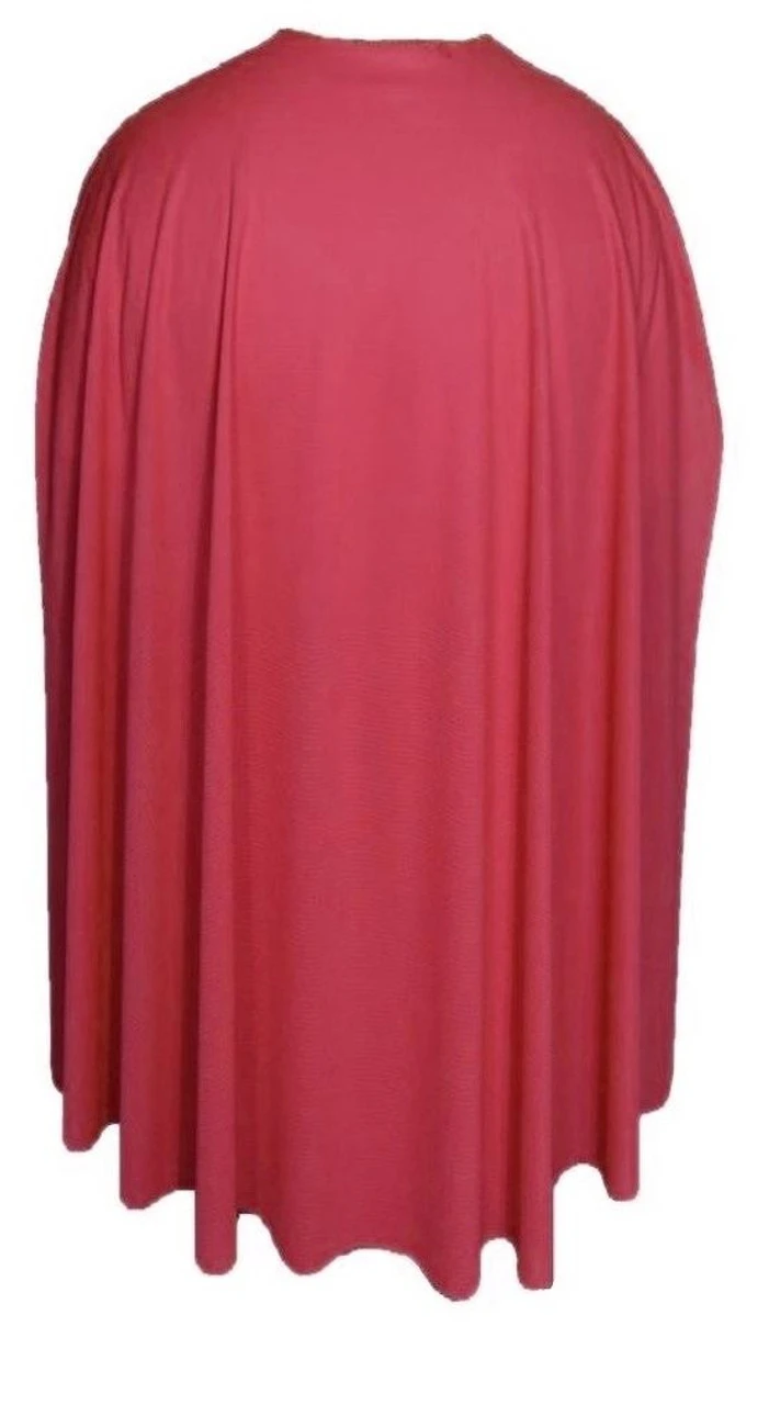 Adults Red Custom Made Super Hero Cape Fancy Dress Accessory 4 Adults Red Custom Made Super Hero Cape Fancy Dress Accessory - Image 4