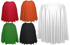 24" Length Halloween Superhero Cape Halloween Fancy Dress Accessory [5 Colours]