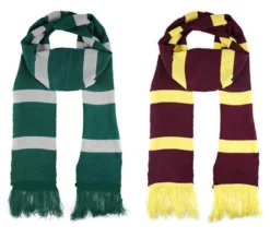 Unisex School Wizard House Scarf Halloween World Book Day Fancy Dress Accessory