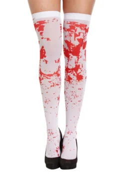 Henbrandt Halloween Blood Soaked Hold Up Stockings Horror Fancy Dress
