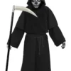 Deluxe Adults Grim Reaper Robes & Face Paint Halloween Fancy Dress Evil Costume