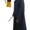 School Boy Wizard World Book Day Halloween Fancy Dress Costume [One Size] CAPE GLASSES WAND SCARF