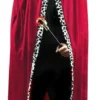 Adults King Charles III British Royal Family Velveteen Robes Crown & Ears Fancy Dress Costume [One Size]