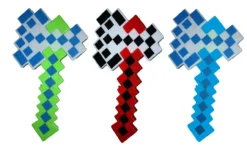Flashing 8-Bit LED Pixel Block Survival Craft Kids Light-Up SFX Hatchet Axe Prop
