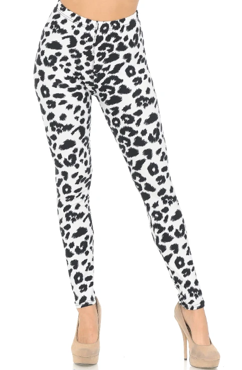 Snow Leopard Leggings 1 Snow Leopard Leggings