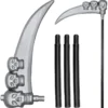 Grim Reaper Scythe Death Halloween Handheld Fancy Dress Costume Prop [103cm]