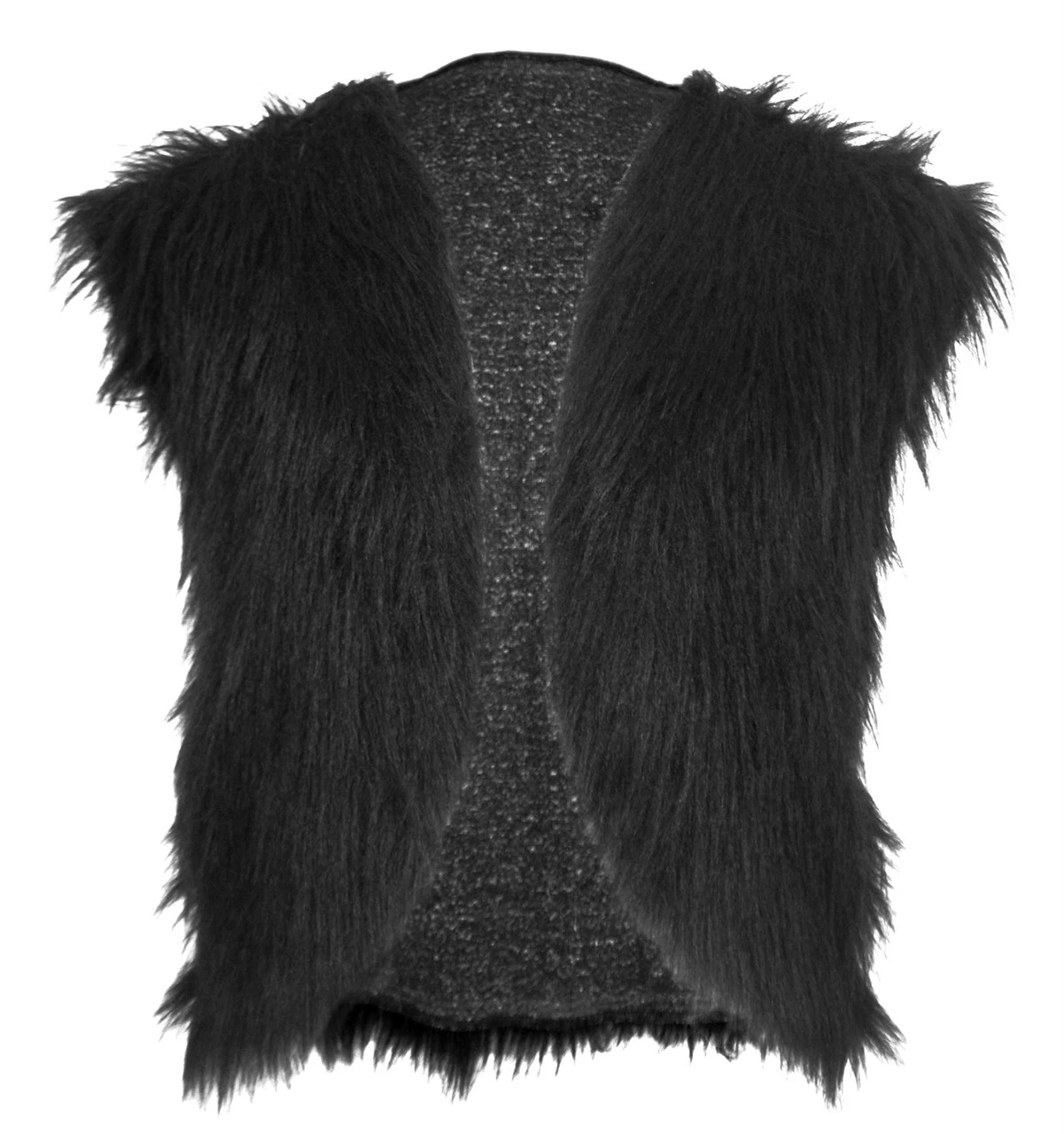 Adults Black Faux Fur Waistcoat Medieval Viking Prehistoric Fancy Dress Costume Accessory 1 Adults Black Faux Fur Waistcoat Medieval Viking Prehistoric Fancy Dress Costume Accessory