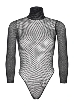 LEG AVENUE Black Fishnet Bodysuit -Halloween Cosplay 89211 001 09